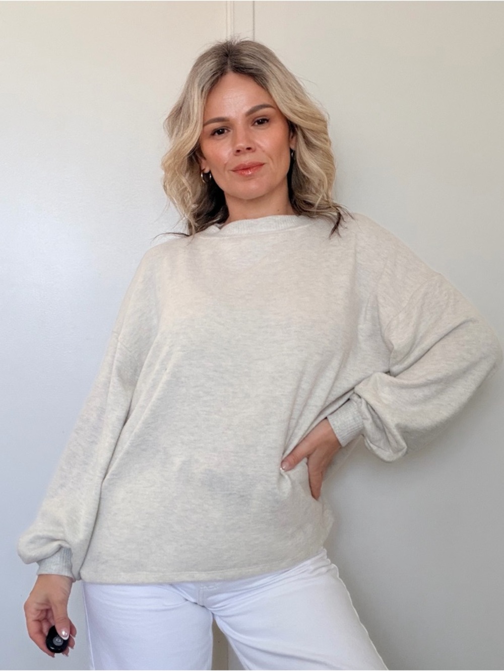 New Project Social T Crew Neck Top